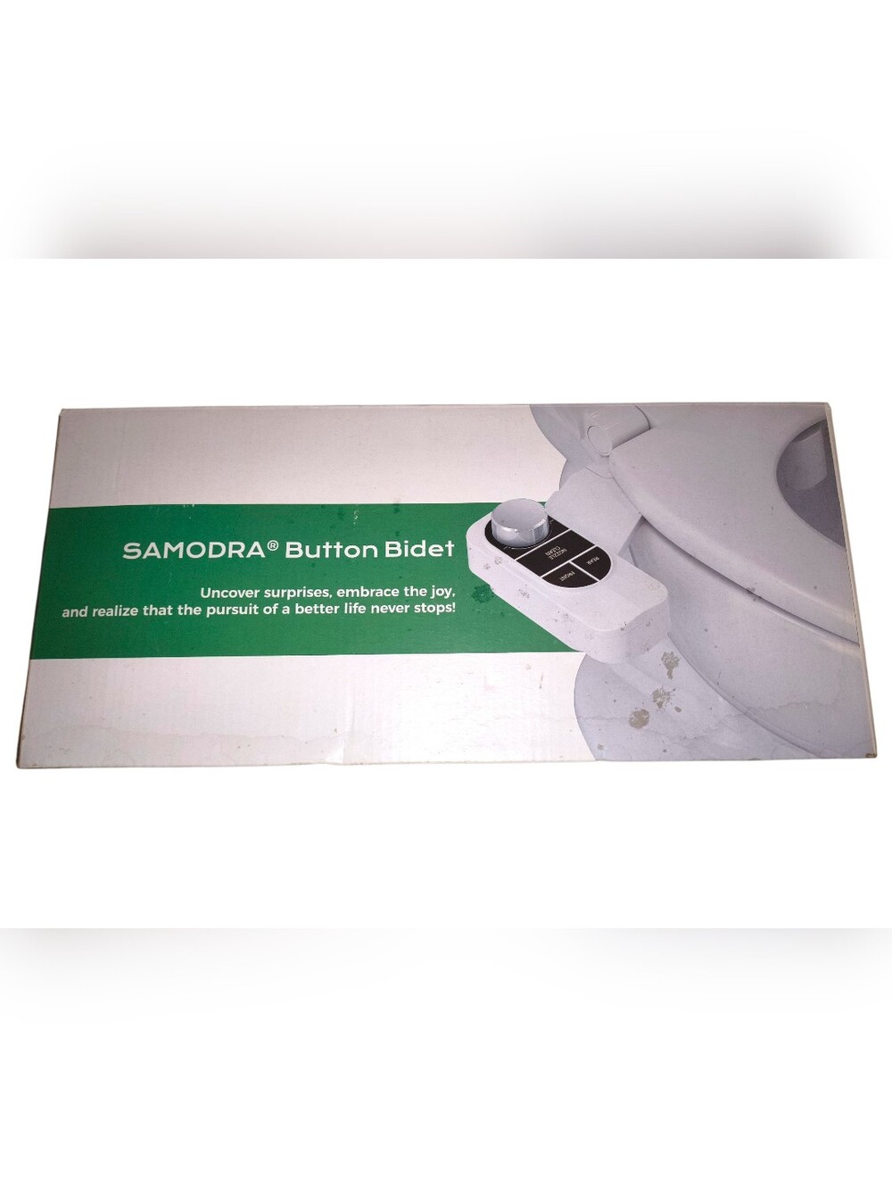 SAMODRA Button Bidet - White